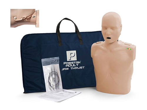 Prestan Professional Adult Jaw Thrust  CPR-AED Training Manikin Medium Skin