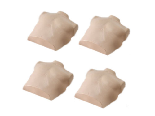 Torso skin replacements for the Prestan Professional Adult Manikin Medium Skin (4-Pack)