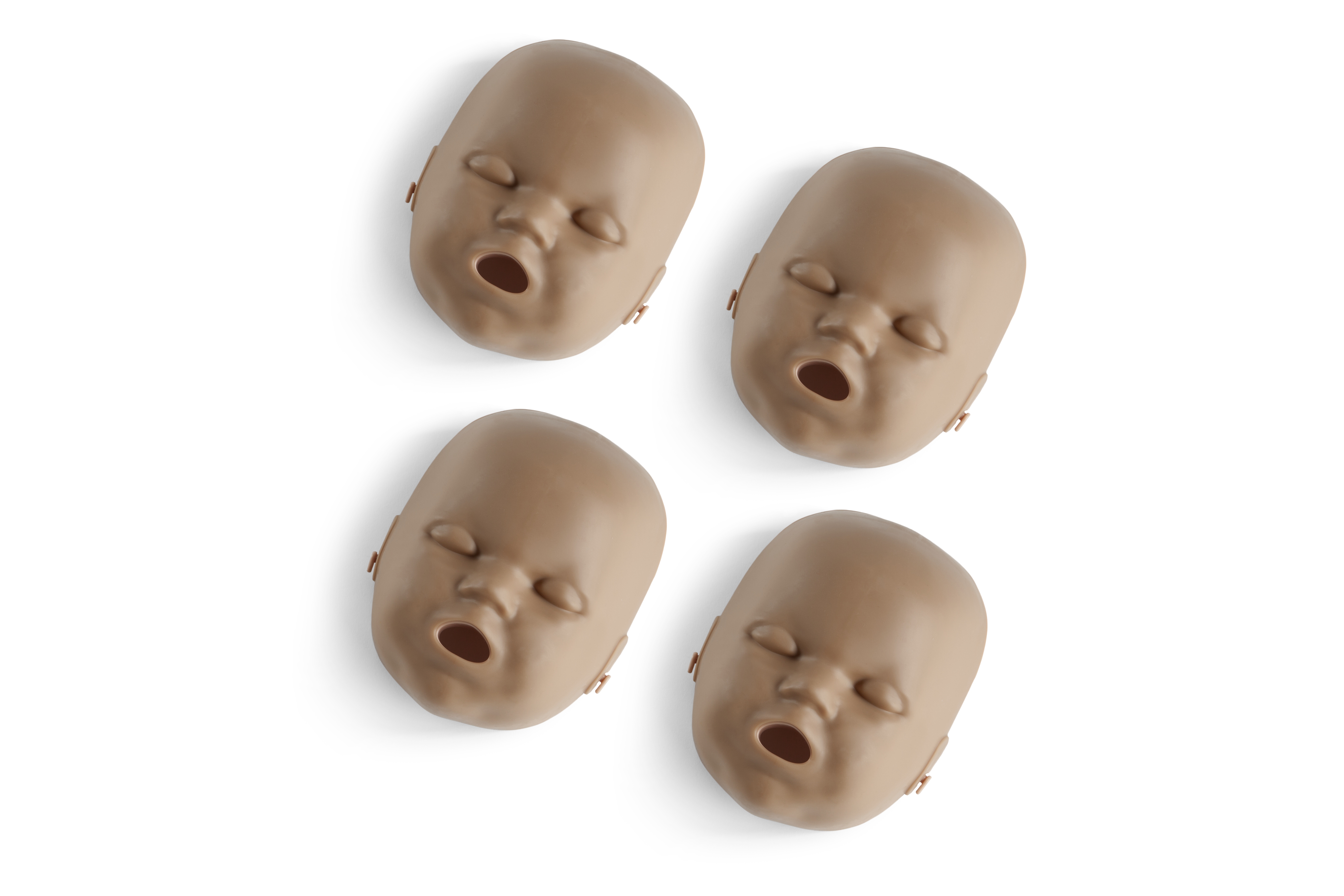 Face skin replacements for the Prestan Professional Infant manikin 4-Pack