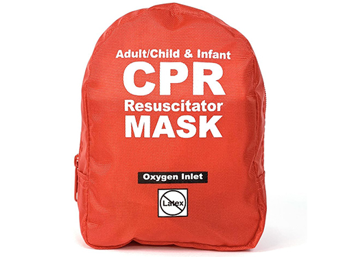 FAK5000SGI-RED Adult/Child & Infant CPR Mask in Soft Case – RED