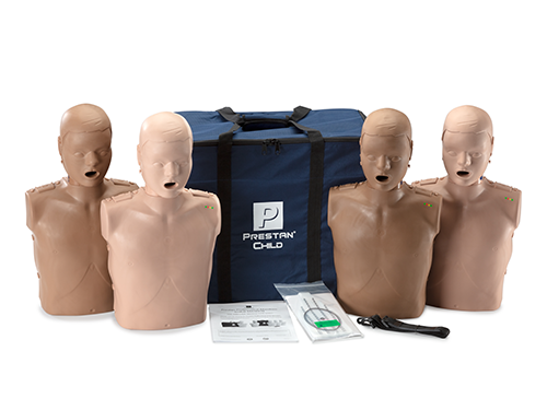 PRESTAN Diversity Professional Child CPR Training Manikins 4-Pack