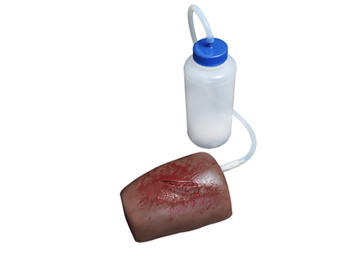 Wound Packing Task Trainer, Laceration, Dark Skin Tone
