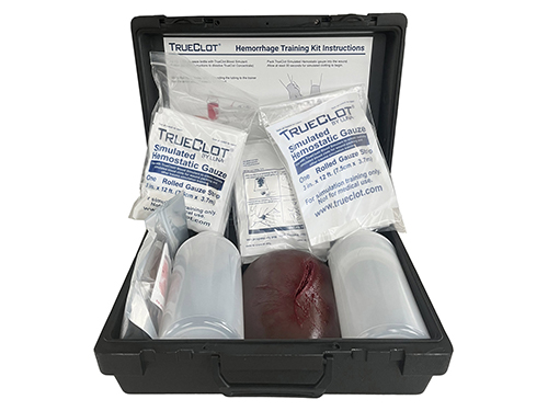 Hemorrhage Control Training Kit, Dark Skin Tone Laceration/Rolled Gauze
