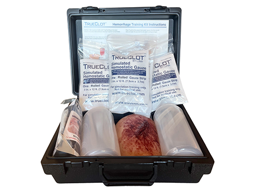 Hemorrhage Control Training Kit, Light Skin Tone Laceration/Rolled Gauze